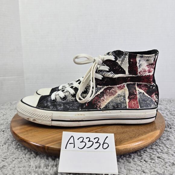 Converse CTAS All Star Hi Ox Union Jack UK United Kingdom Casual Sneaker Men 8.5 - Picture 1 of 13